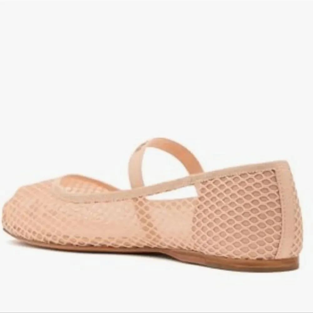 BRAND NEW MADDEN GIRL WOMENS BARELY MESH with ELASTIC STRAP FLATS R3